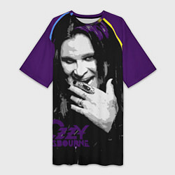 Женская длинная футболка Ozzy Osbourne, Оззи Осборн
