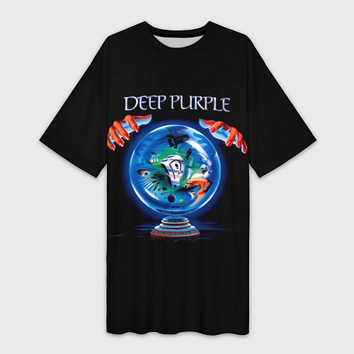 Женская длинная футболка Slaves and Masters - Deep Purple / 3D-принт – фото 1