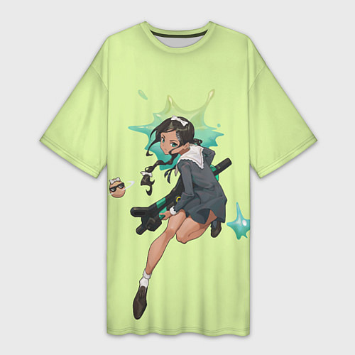 Женская длинная футболка Aonuma Neiru / 3D-принт – фото 1