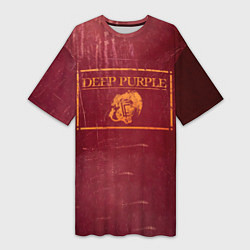Футболка женская длинная Live in Europe 1993 - Deep Purple, цвет: 3D-принт