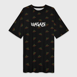 Футболка женская длинная Wasabi Gothic, цвет: 3D-принт