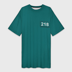 Женская длинная футболка Персонаж 218