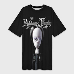 Женская длинная футболка Семейка Аддамс Addams Family