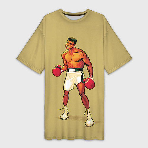 Женская длинная футболка Ali art / 3D-принт – фото 1