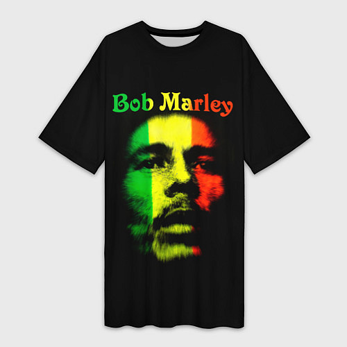 Женская длинная футболка Великий Боб / 3D-принт – фото 1