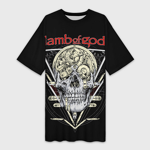 Женская длинная футболка Lamb of God, Legion: XX / 3D-принт – фото 1