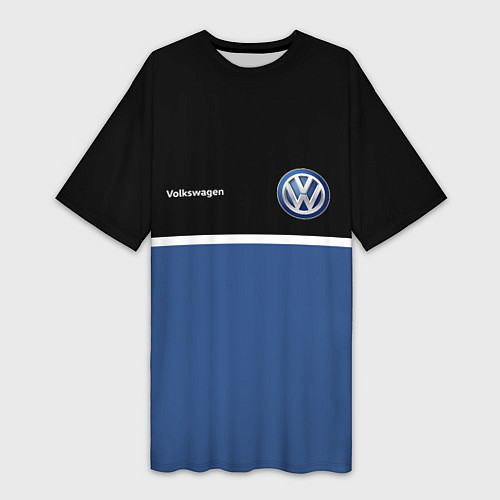 Женская длинная футболка VW Два цвета / 3D-принт – фото 1