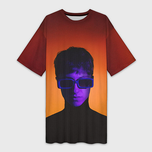 Женская длинная футболка Стильный Бульвар Депо / 3D-принт – фото 1