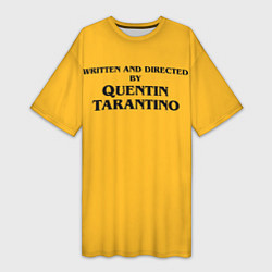 Женская длинная футболка Срежиссировано Квентином Тарантино