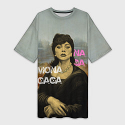 Женская длинная футболка Mona Gaga