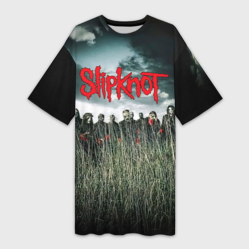 Женская длинная футболка All Hope Is Gone - Slipknot / 3D-принт – фото 1