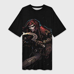 Женская длинная футболка The Grim Buffoon