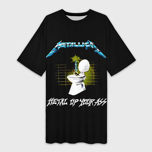 Женская длинная футболка Kill Em All - Metallica / 3D-принт – фото 1