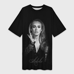 Женская длинная футболка Adele Icon