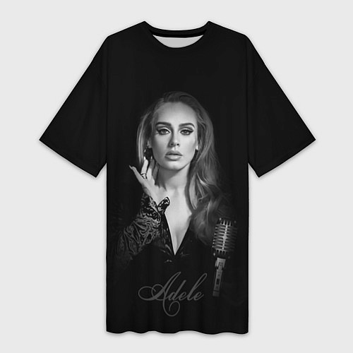 Женская длинная футболка Adele Icon / 3D-принт – фото 1