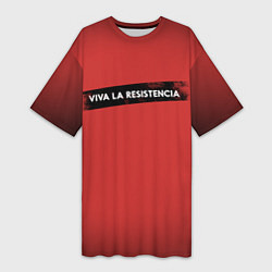 Женская длинная футболка VIVA LA RESISTENCIA