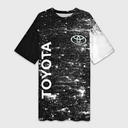Женская длинная футболка Toyota - Grang
