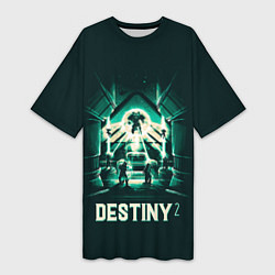 Женская длинная футболка Destiny bossfight
