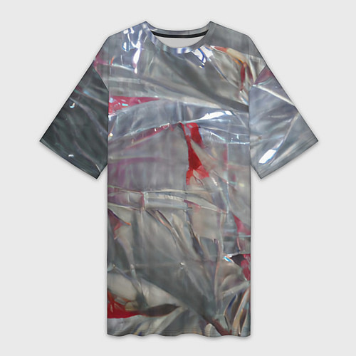 Женская длинная футболка Кровавая пленка / 3D-принт – фото 1
