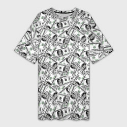 Женская длинная футболка Миллионер Millionaire