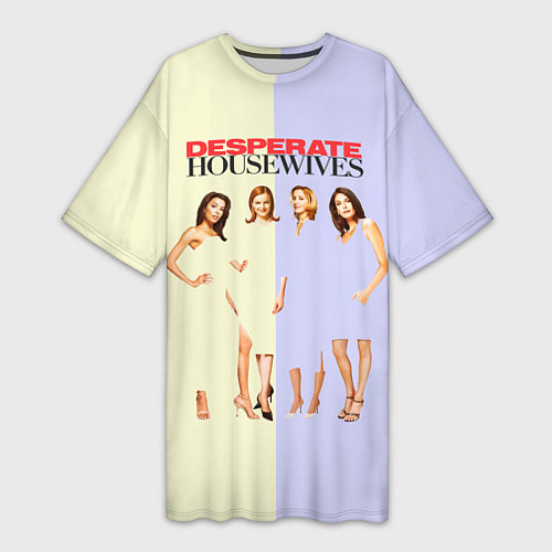 Женская длинная футболка Отчаянные Домохозяйки Desperate Housewives / 3D-принт – фото 1