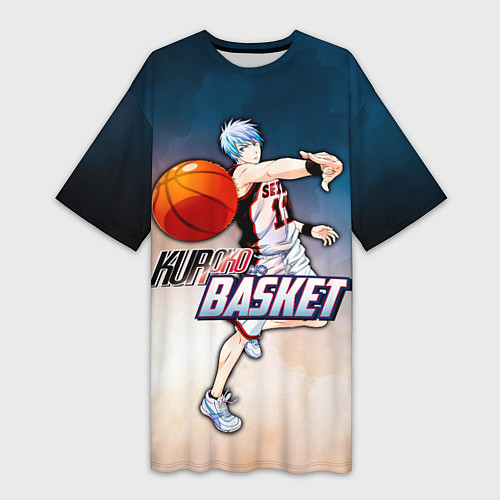 Женская длинная футболка Kuroko no basket Kuroko Tetsuya / 3D-принт – фото 1