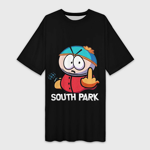Женская длинная футболка Южный парк Эрик South Park / 3D-принт – фото 1