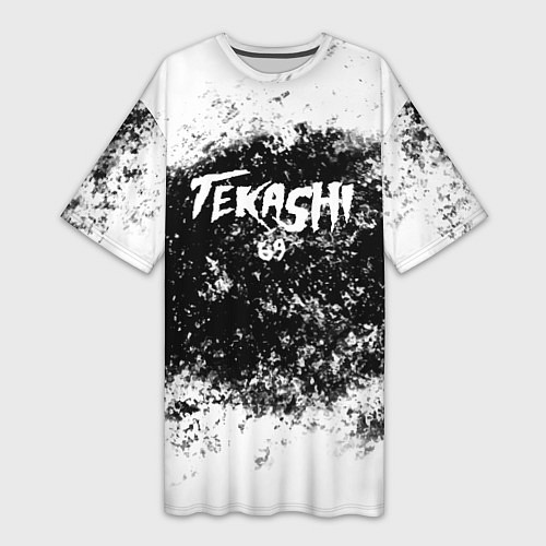 Женская длинная футболка 6IX9INE: TEKASHI / 3D-принт – фото 1