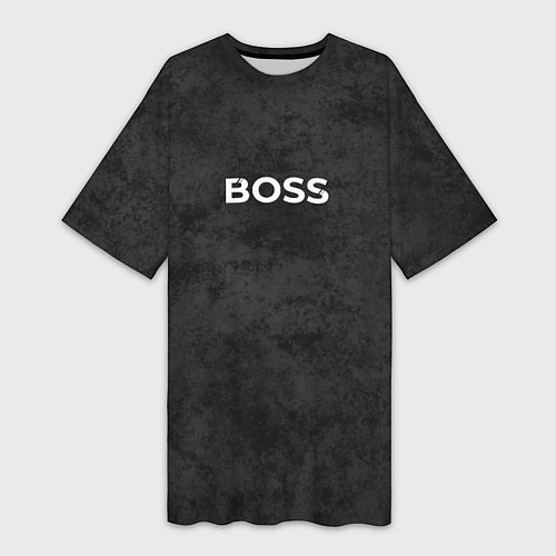 Женская длинная футболка Boss Boxing Residence / 3D-принт – фото 1