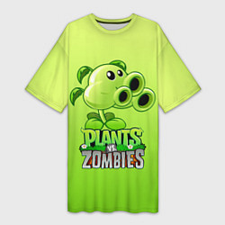 Женская длинная футболка Lants vs Zombies - Тристрел