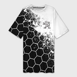 Женская длинная футболка Peugeot Соты