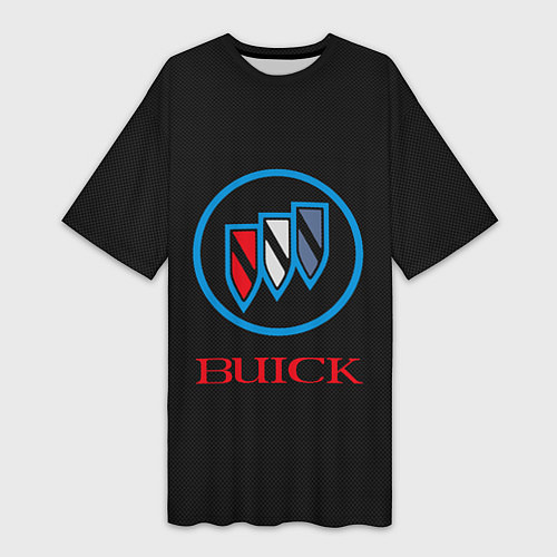 Женская длинная футболка Buick Emblem Logo / 3D-принт – фото 1