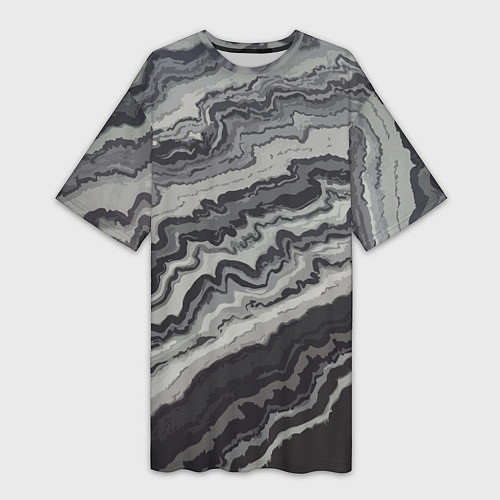 Женская длинная футболка Fashion vanguard pattern 2099 / 3D-принт – фото 1