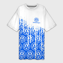 Женская длинная футболка Volkswagen vw фольксваген