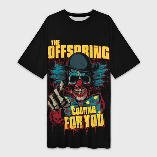 Женская длинная футболка The Offspring рок / 3D-принт – фото 1