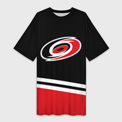 Женская длинная футболка Carolina Hurricanes , Каролина Харрикейнз