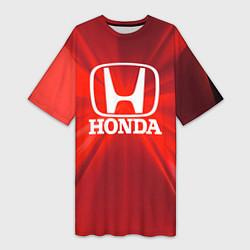 Женская длинная футболка Хонда HONDA