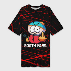 Женская длинная футболка Мультфильм Южный парк Эрик South Park