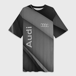 Женская длинная футболка Ауди audi