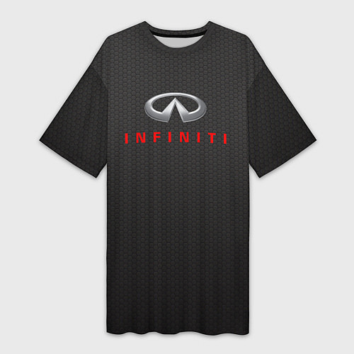 Женская длинная футболка Infinity спорт / 3D-принт – фото 1