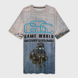 Футболка женская длинная GSC Game World, цвет: 3D-принт
