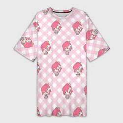 Женская длинная футболка Yoko pattern