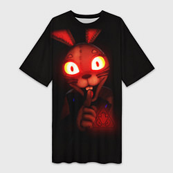 Женская длинная футболка Five Nights at Freddys: Security Breach Ванни крол
