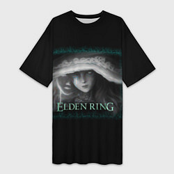 Футболка женская длинная Elden Ring: Ведьма, цвет: 3D-принт
