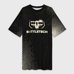 Женская длинная футболка BattleTech