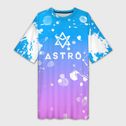 Женская длинная футболка Astro