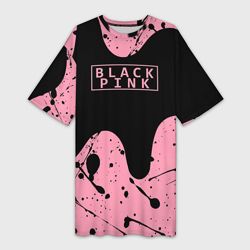 Женская длинная футболка Blackpink / 3D-принт – фото 1