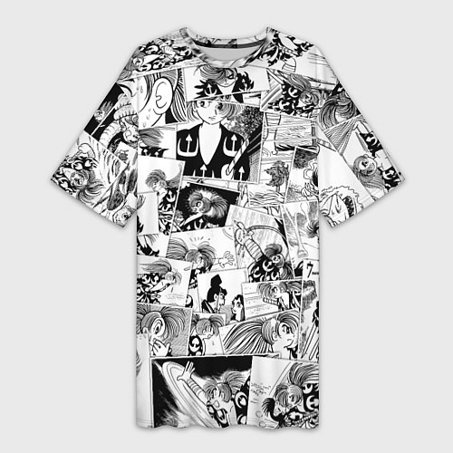 Женская длинная футболка Dororo pattern / 3D-принт – фото 1