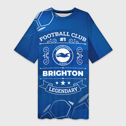 Женская длинная футболка Brighton FC 1