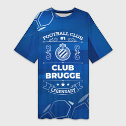 Женская длинная футболка Club Brugge FC 1